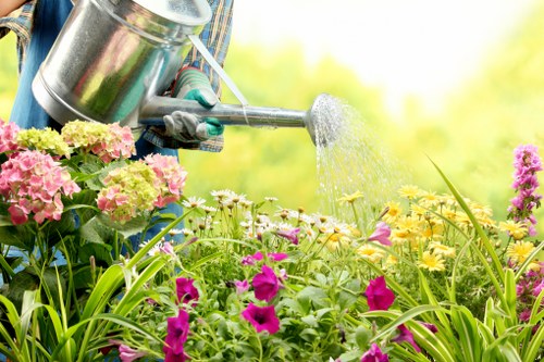 Professional Bull Creek gardeners working on a floral arrangement