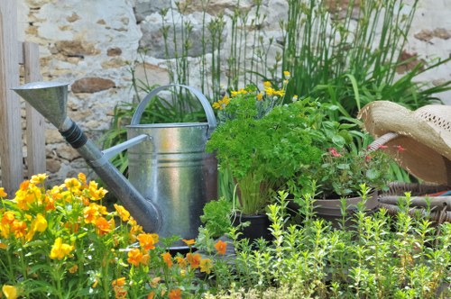 Luxurious garden space maintained by James Gardeners