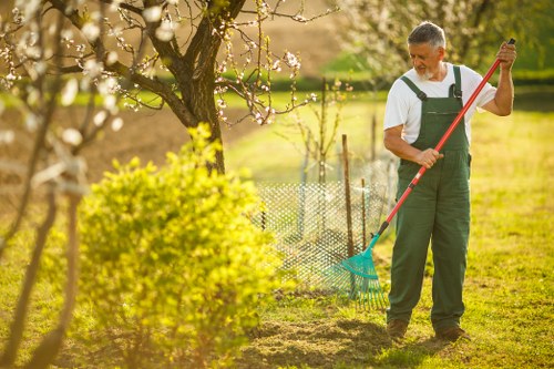 Local Croydon Park gardeners maintaining a vibrant backyard